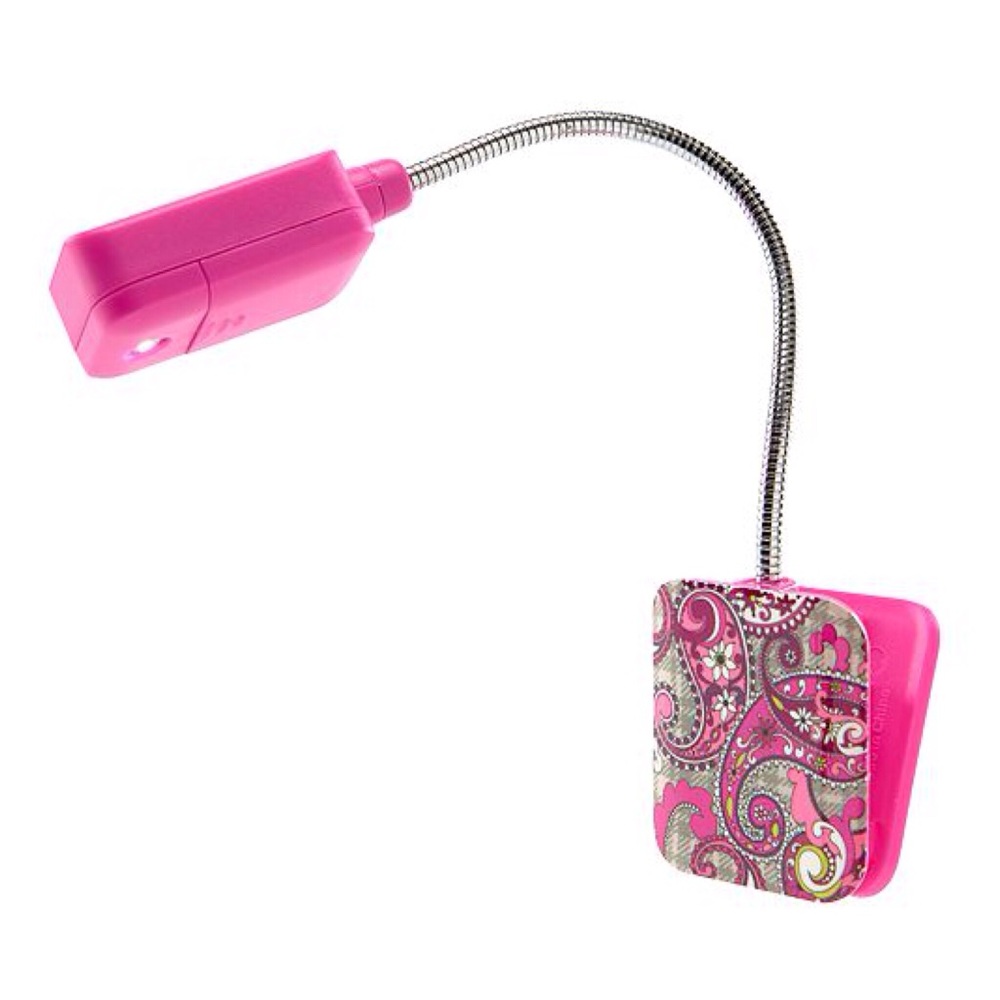Vera Bradley Clip Light LED Paisley Meets Plaid